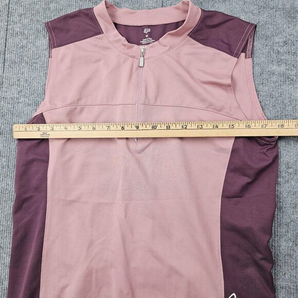 Fox Racing Cycling Shirt Womens Medium Sleeveless Half Zip Athletic MTB Bike BMX - Picture 3 of 5